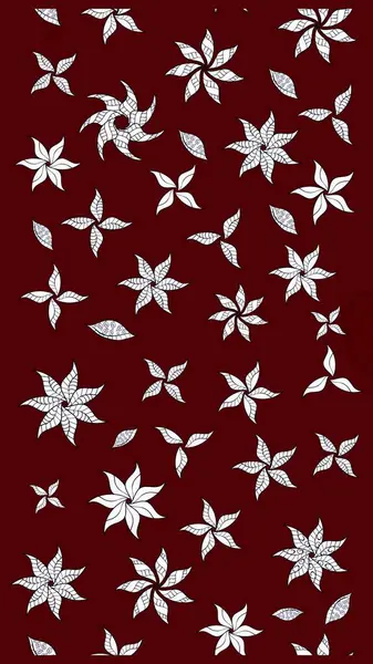 Modern, kırmızı raster arka plan duvar kağıdı çizimi, klasik çizgili desenli desenli çiçekler, çiçekli süsler. Çiçekli el çizimi çizimi deseni.