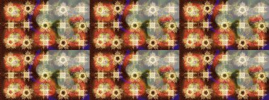 Renkli kar taneleri Raster çizimi. Raster kar tanesinden izole edilmiş. Güzel kış süsleri..