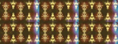 Raster illüstrasyonu. Kış konsepti Altın renkte kar tanesinden yapılmış kış deseni. Düz yatıyordu.