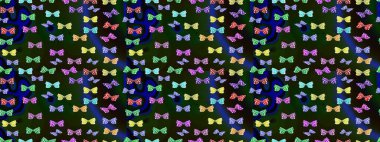 Gri arka planda renkli bir kelebek. Davetiye, kart ve parmak izi için basit şirin bir model. Kelebeklerle dolu renkli bir halk eskizi çizimi..