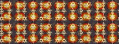 Meteoroloji buz koleksiyonu. Xmas Frost kar taneleri izole edilmiş siluet sembolü. Kış grisi, kahverengi ve kırmızı noel kar düz kristal element. Kar tanesi raster arka planı. Raster illüstrasyonu.