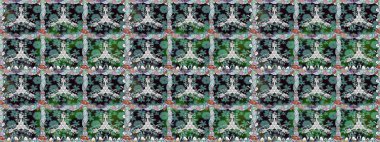 Mavi renkli çiçekler. Küçük çiçekte sevimli çiçek deseni var..