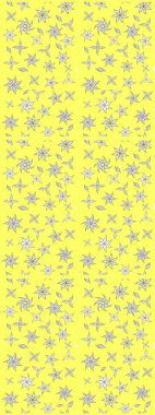 Raster deseni. Çiçek arkaplan. Çiçek kolajı. Çiçek kompozisyonu. Küçük çiçekte güzel bir desen var. Doğa. - Sarı çiçekler..