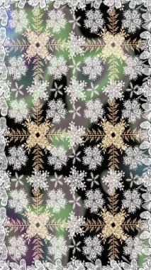 Çiçekli kusursuz retro desen. Düz Çiçek Elementleri Tasarımı. Renkli Yaz Temalı Kusursuz Arkaplan. Gri renkli çiçekler.