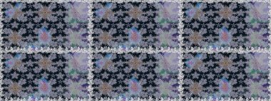 Çiçekler suluboya seamless modeli. Raster şık kumaş deseni.