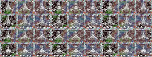 Gri renklerde. Gri renkli gri papatya deseni. Raster illüstrasyonu.