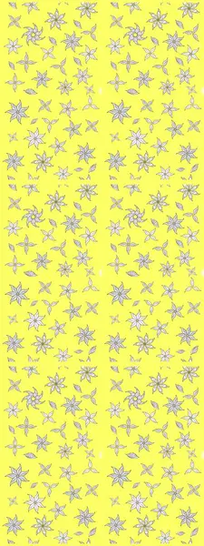 Raster deseni. Çiçek arkaplan. Çiçek kolajı. Çiçek kompozisyonu. Küçük çiçekte güzel bir desen var. Doğa. - Sarı çiçekler..