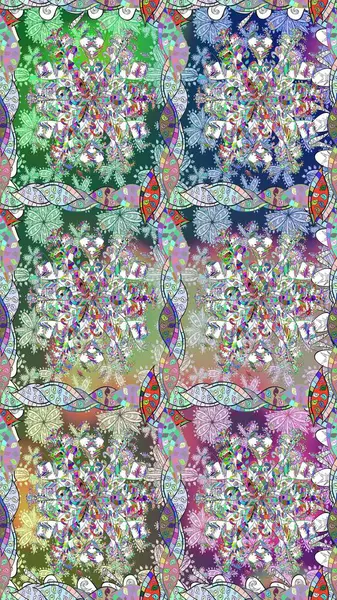 Kusursuz desenli, parlak çiçekli bir halı renginde..