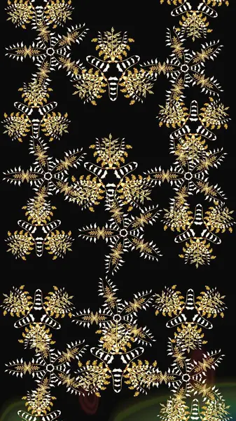 Son moda kar taneleri ve elementler onun kartlarını gösteriyor. Modern tasarım posteri, kapak tasarımı, siyah, kahverengi ve sarı renkli kart tasarımı. Retro stil dokusu, şablon kış elementleri. Kar taneleri tasarımı.