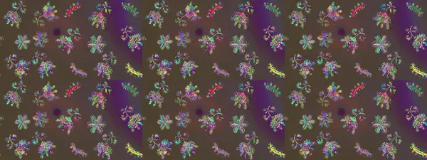 Küçük çiçekteki kusursuz desen. Raster illüstrasyonu. Güzel kumaş deseni. Güzel çiçek arkaplanı..