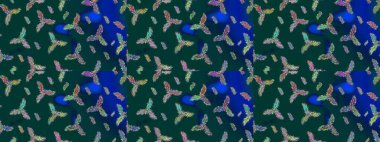 Raster kar tanesi ikonu. Düz dizayn. Renkli arka planda kar taneleri. Kar tanesi ikonu, izole edilmiş. Raster illüstrasyonu.