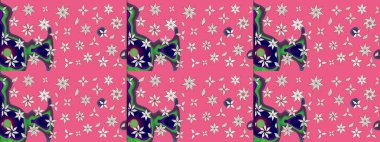 Sınır Kızılderili çiçekli paisley patten. Taslak süsleme izi. Etnik Mandala havlusu. Raster Henna tarzı. Tebrik kartı arkaplanı, boyama kitabı, arkaplan, tekstil için kullanılabilir.