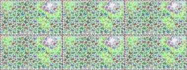 Raster illüstrasyonu. Kusursuz desen. Kağıt, kumaş, ambalaj kağıdı ve duvar kâğıdı tasarımı için hoş bir arkaplan. Elle çizilmiş kelebeklerle moda raster yaz şablonu.