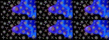 Sınır Kızılderili çiçekli paisley patten. Taslak süsleme izi. Raster Henna tarzı. Tebrik kartı geçmişi, boyama kitabı, arkaplan ve tekstil için kullanılabilir. Etnik Mandala havlusu.