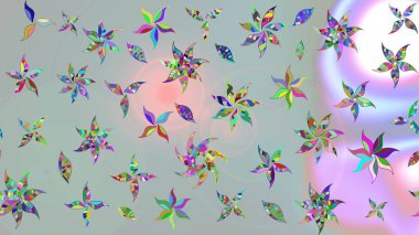 Suluboya tarzında gri renkli çiçekler. Üzerinde gri renkte çiçekler olan çiçek deseni çiz..