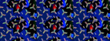 Kar tanesi kışı mavi, siyah ve yeşil renklerde yalıtılmış. Kutlamanın sembolü. Noel tasarımı için. Yeni yıl tabelası. Raster illüstrasyonu. Mavi, siyah ve yeşil simge silueti.