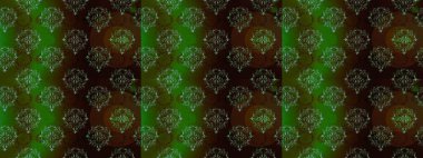 Çiçek tasarımı için inanılmaz bir kolaj cenneti tarzı. Parlak çiçekli kolaj çiçekleri yeşil, kahverengi ve siyah. Çiçekli zambaklar dikişsiz arkaplan.