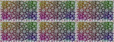 Çiçek deseni. Şatafatlı bahar bahçesi dokusu. Raster illüstrasyonu. Çiçeksiz arkaplan.