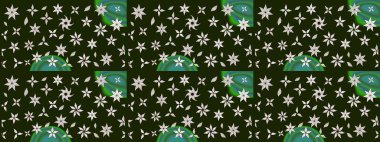 Çiçekli karalama şeklinde Raster çiçek deseni. Yumuşak, bahar çiçekli arka plan. Gri renkli çiçekler.