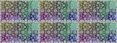 Gri renkli çiçekler. Raster illüstrasyonu. Çiçeksiz desenli arka plan, vuruşlar, sıçramalar, yaz çiçekleri..