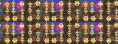 Kahverengi, sarı ve menekşe renkleri üzerine şirin soyut kar taneleri raster tasarımı. Yeni yıl kar tanesi. Düz kar karalama ikonları, kar taneleri silueti Noel afişi için, kartlar.