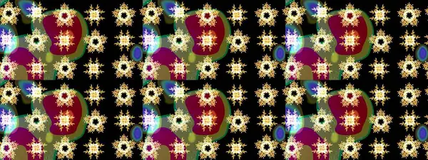 Raster illüstrasyonu. Siyah renklere karalamalı çiçek deseni çiz.