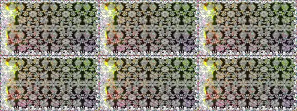 Çiçeksiz desenli arka plan. Gri renkli çiçekler. Renkli Bahar Temalı Kusursuz Arkaplan. Düz Çiçek Elementleri Tasarım Raster illüstrasyonu.