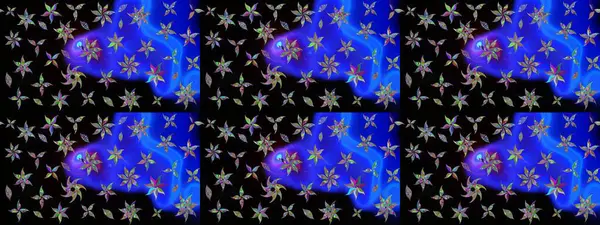 Sınır Kızılderili çiçekli paisley patten. Taslak süsleme izi. Raster Henna tarzı. Tebrik kartı geçmişi, boyama kitabı, arkaplan ve tekstil için kullanılabilir. Etnik Mandala havlusu.