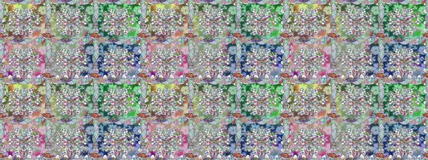 Güzel kumaş deseni. Raster suluboya deseni, narin çiçekler, tarafsız çiçekler, tebrik kartı şablonu..