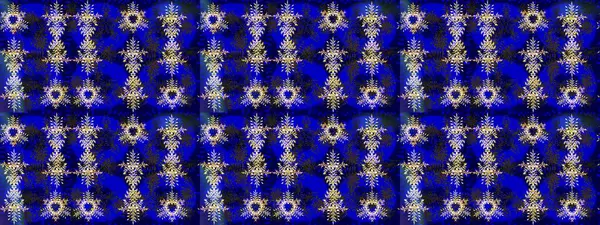 Raster illüstrasyonu. Kristal kar taneleri mavi, gri ve kahverengi renklerde.