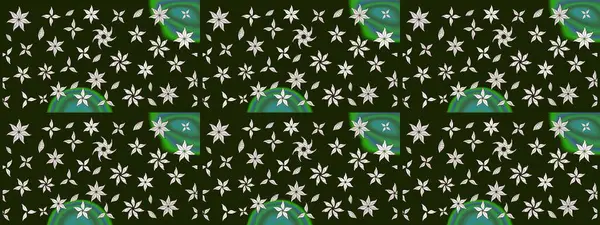 Çiçekli karalama şeklinde Raster çiçek deseni. Yumuşak, bahar çiçekli arka plan. Gri renkli çiçekler.