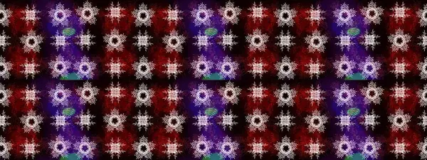 Siyah, kahverengi ve kırmızı renkte kar taneleri. Raster illüstrasyonu. Yılbaşı Biçimi.