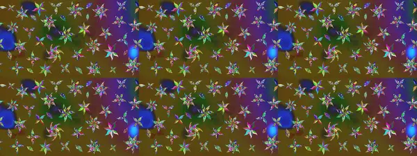 Yeşil renkli çiçekler. Küçük çiçekte sevimli çiçek deseni var..