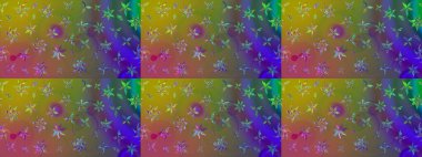 Asya tekstil tarzında. Çiçek desenli çizim. Düz Çiçek Elementleri Tasarımı. Raster illüstrasyonu. Renkli Bahar Teması eskiz kalıbı. Güzel kumaş deseni.