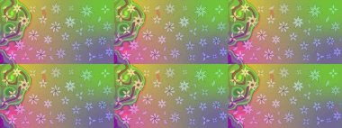 Suluboya çiçekli çiçek deseni. Raster illüstrasyonu. Tarafsız renklerde güzel tekstil.