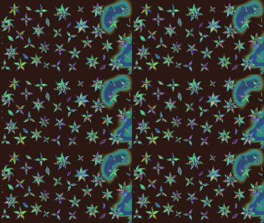 Güzel suluboya yaz çiçekleri deseni..