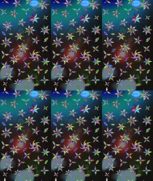 Şirin çiçekli, desenli, gri renkli bir eskiz deseni. El çizimi çiçek çizimi deseni (fayans). Tekstil için suluboya çizim deseni.