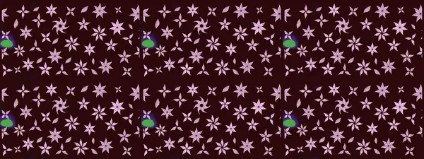 Vadinin çiçekleri kahverengi renklerde. Suluboya, elle çizilmiş. Raster - stok. Taslak arkaplan deseni.