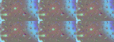 Çiçek izi. Suluboya çizim kalıbı. Suluboya tarzında gri renkte çiçekler.