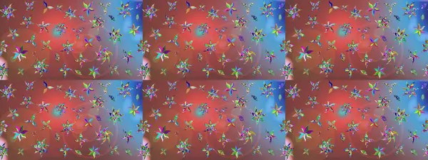 Kabile sanatı boho baskısı, klasik çiçek arkaplanı. Arkaplan dokusu, duvar kağıdı, kahverengi renkli çiçek teması. Soyut etnik raster çizim kalıbı.