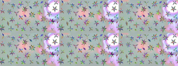 Gri renkli çiçekler. Çiçekli eskiz çizimi. Renkli Yaz Temalı eskiz kalıbı. Düz Çiçek Elementleri Tasarımı.