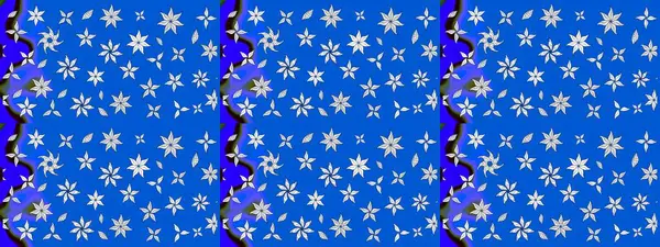 Zarif, parlak ve mavi çiçek desenli tasarım. Sabıka baskıları, bebek kıyafetleri, duvar kâğıtları, paket kutuları vb..