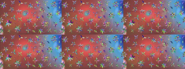 Kabile sanatı boho baskısı, klasik çiçek arkaplanı. Arkaplan dokusu, duvar kağıdı, kahverengi renkli çiçek teması. Soyut etnik raster çizim kalıbı.