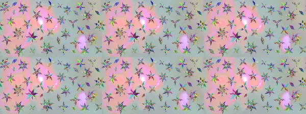 Gri renkli çiçekler. Sevimli çiçek raster deseni. Sketch Colour Spring Theme eskiz kalıbı. Düz Çiçek Elementleri Tasarımı.