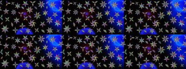 Renkli Bahar Teması eskiz kalıbı. Düz Çiçek Elementleri Tasarımı. Siyah renkte zarif çiçek buketi suluboya. Raster illüstrasyonu.