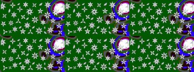 Kızılderili desenli desenli desenli şal deseni. Etnik Mandala süsü. Raster Henna dövme stili. Tekstil, tebrik kartı, boyama kitabı, telefon kılıfı baskısı için kullanılabilir.