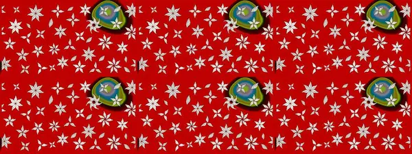 Çiçek arkaplan. - Kırmızı çiçekler. Çiçek kolajı. Çiçek kompozisyonu. Doğa. Raster deseni. Küçük çiçekte güzel desen var..