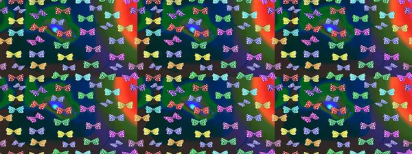 El çizimi kelebekli moda raster yaz deseni. Kağıt, kumaş, ambalaj kağıdı ve duvar kâğıdı tasarımı için hoş bir arkaplan. Çizim kalıbı. Raster illüstrasyonu.