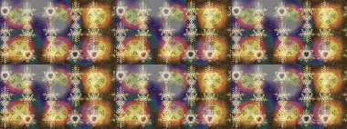 Raster kahverengisi, nötr ve gri kar tanesinden izole edilmiş. Güzel bir kış süsü. Renkli kar taneleri Raster illüstrasyonu.