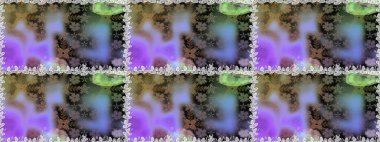 Düz Çiçek Elementleri Tasarımı. Sevimli çiçek raster deseni. Renkli Bahar Temalı Kusursuz Arkaplan. Gri renkli çiçekler.